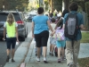 Walking to School at Dunsmore Elementary