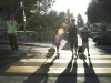 Yeva Yegianian with her 2 children, Alexa, 6, left and Anthony, 9.