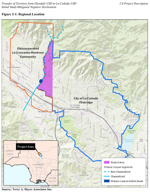 La Canada Zip Code Map The History of the Sagebrush Territory Transfer   Crescenta Valley 