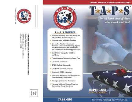 Tragedy Assistance Program for Survivors (TAPS) - This one of a