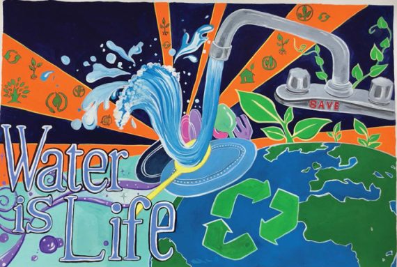 Water Is Life Student Art Contest Winners Selected Crescenta Valley   Heidy Hur WEB 570x383 