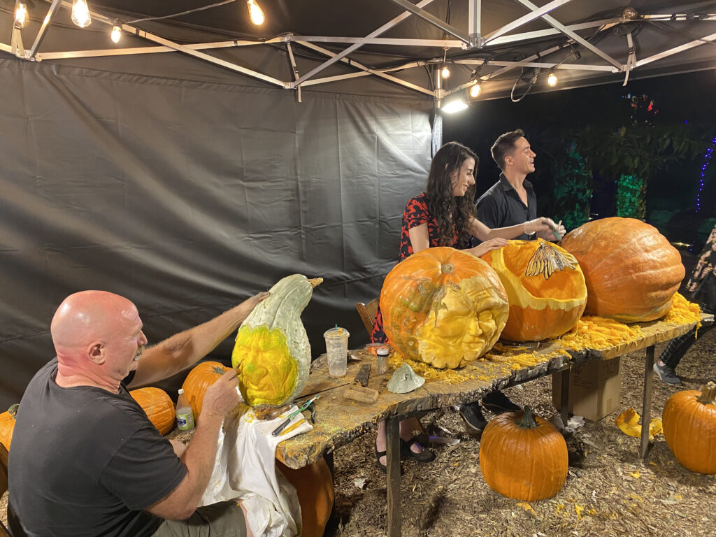 Las Vegas pumpkin carver's designs bring Halloween feel to Centennial Hills  Library — PHOTOS